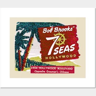 Bob Brooks 7 Seas of Hollywood Posters and Art